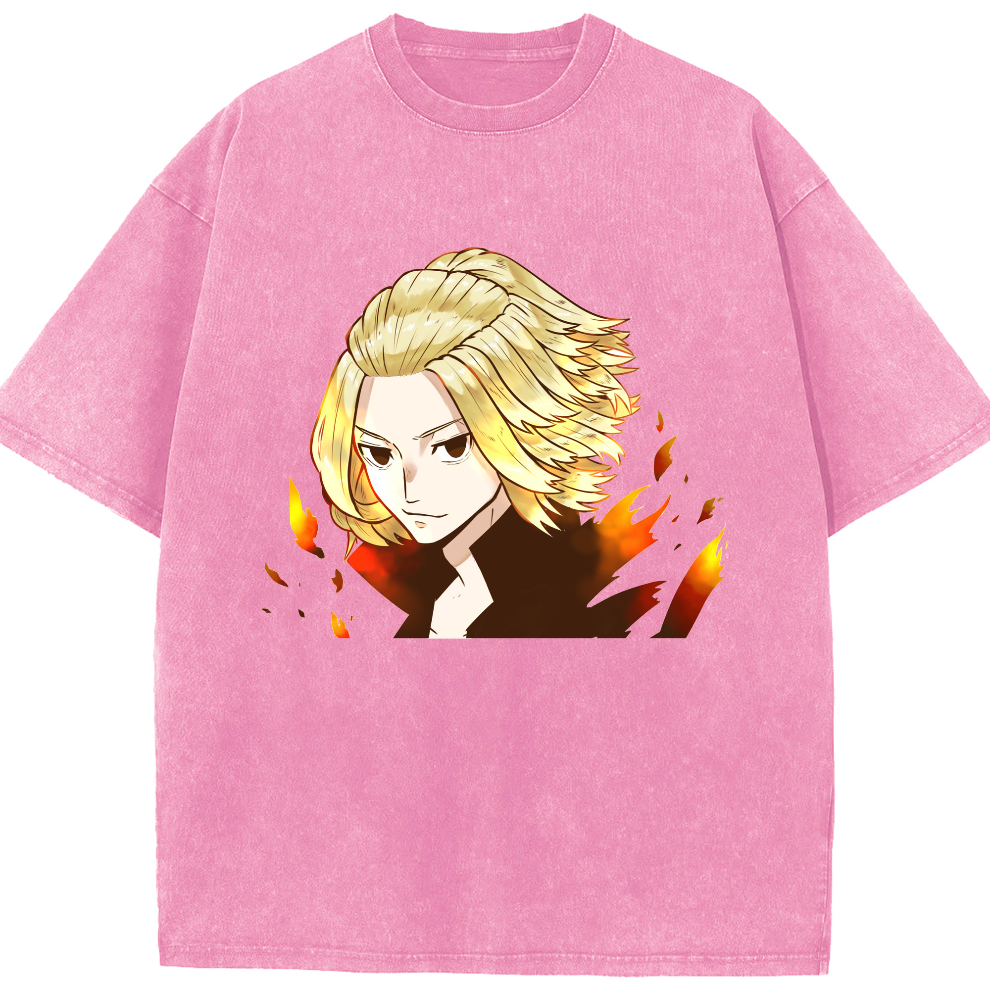 （画像用） 東京リベンジャーズ Tokyo Revengers 綿100% ヴィンテージ風 半袖Tシャツ（フロントプリント）